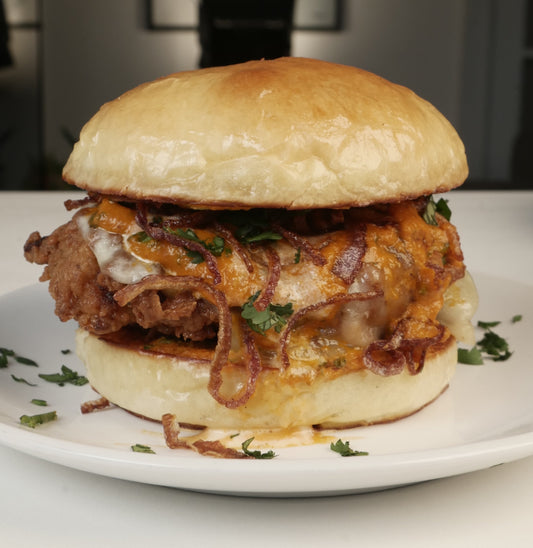 Fried Butter Chicken Sandwich